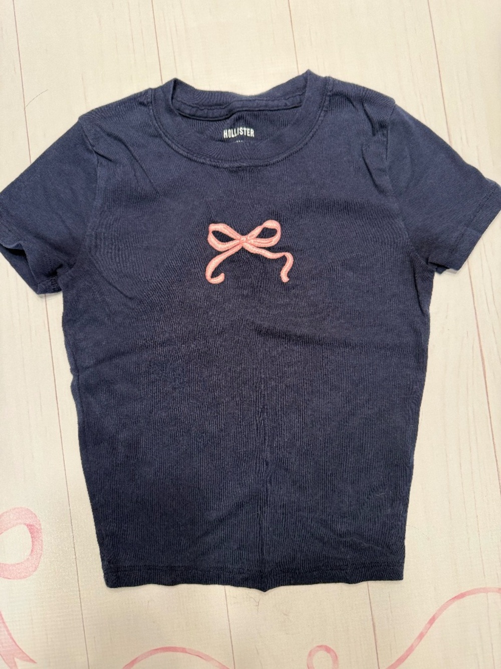 Hollister Bow Baby Tee Size XXS